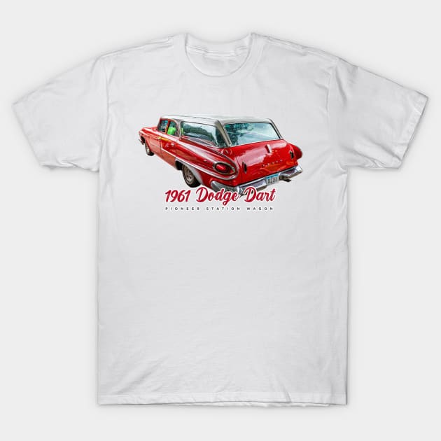 1961 Dodge Dart Pioneer Station Wagon T-Shirt by Gestalt Imagery